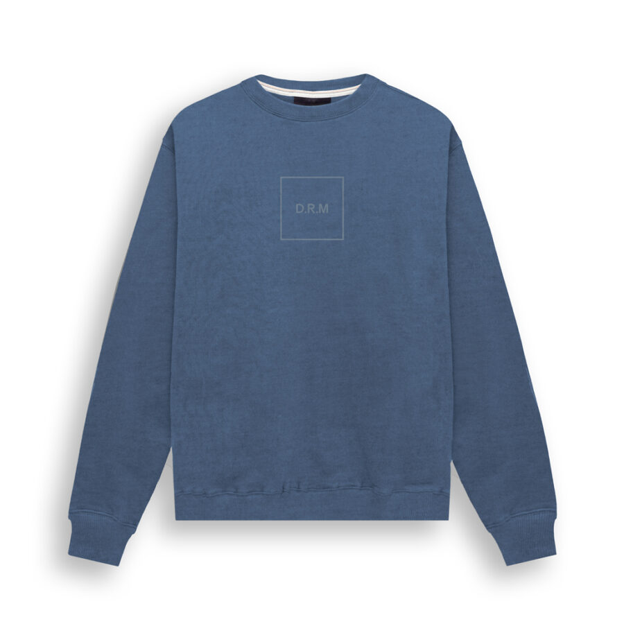 DRM Sweater Crewneck Grafis Masterpiece - Steel Blue