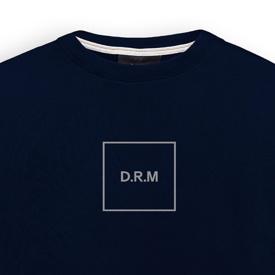 DRM Sweater Crewneck Grafis Masterpiece - Navy - Image 2