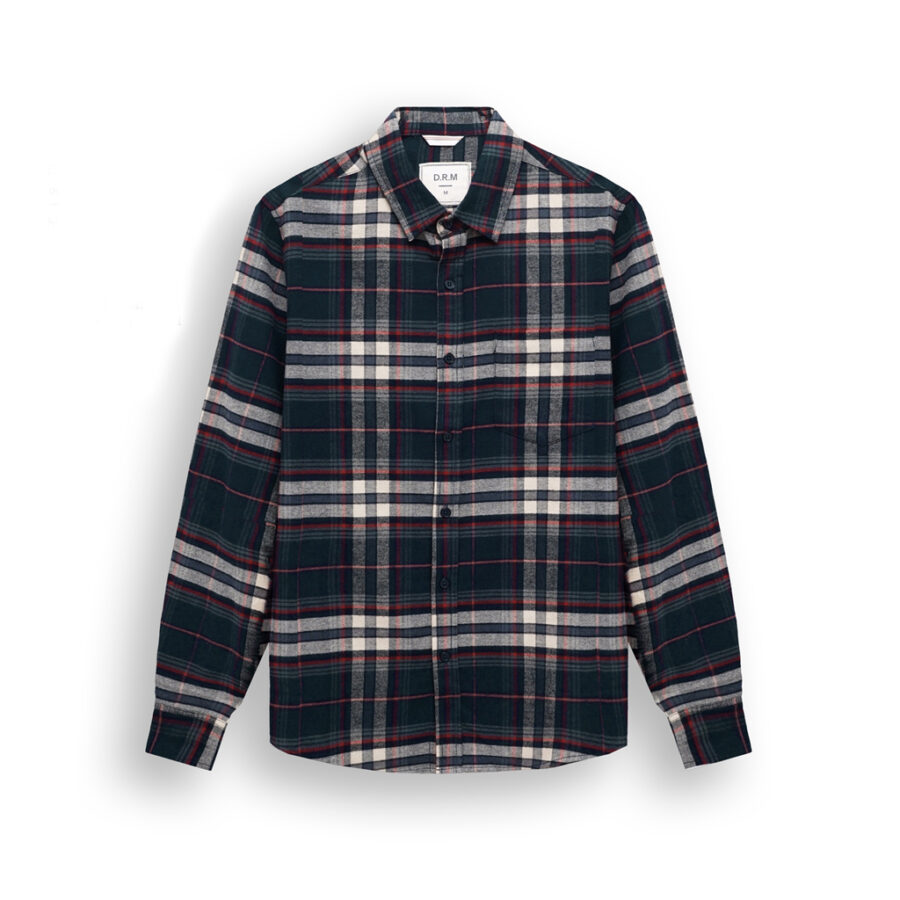 Kemeja Flannel 100% Cotton - Jett