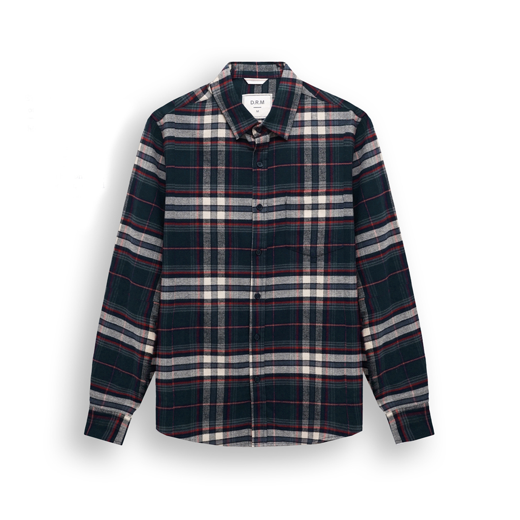 Kemeja Flannel 100% Cotton - Jett