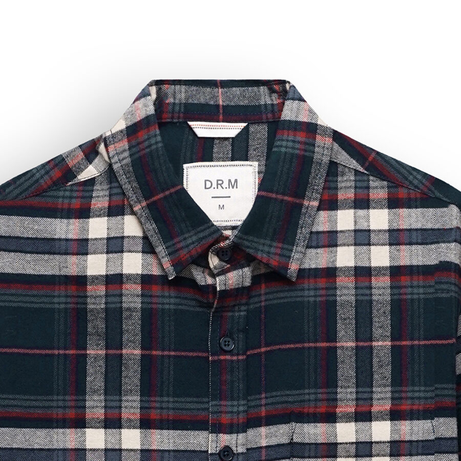 Kemeja Flannel 100% Cotton - Jett - Image 2