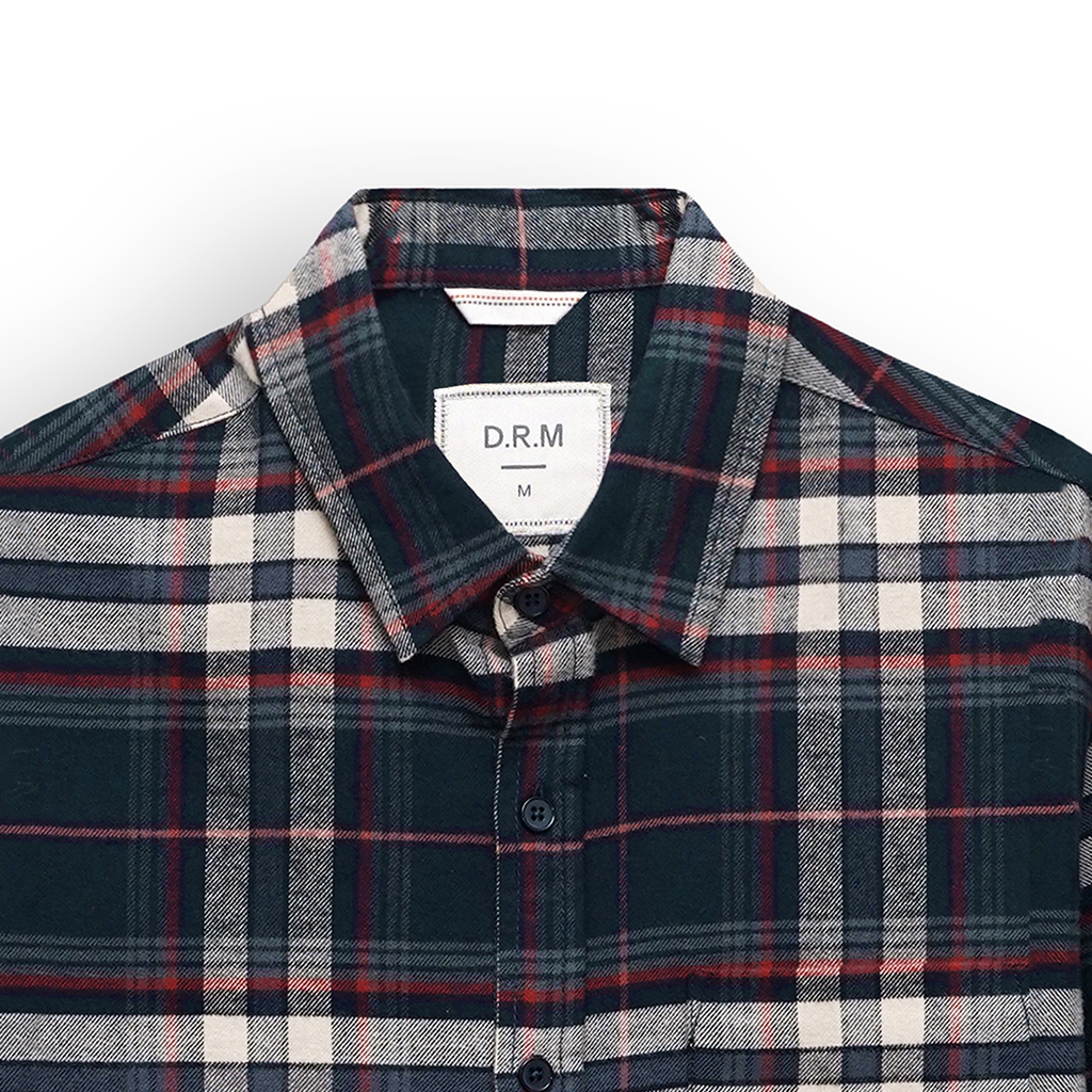 Kemeja Flannel 100% Cotton - Jett - Image 2
