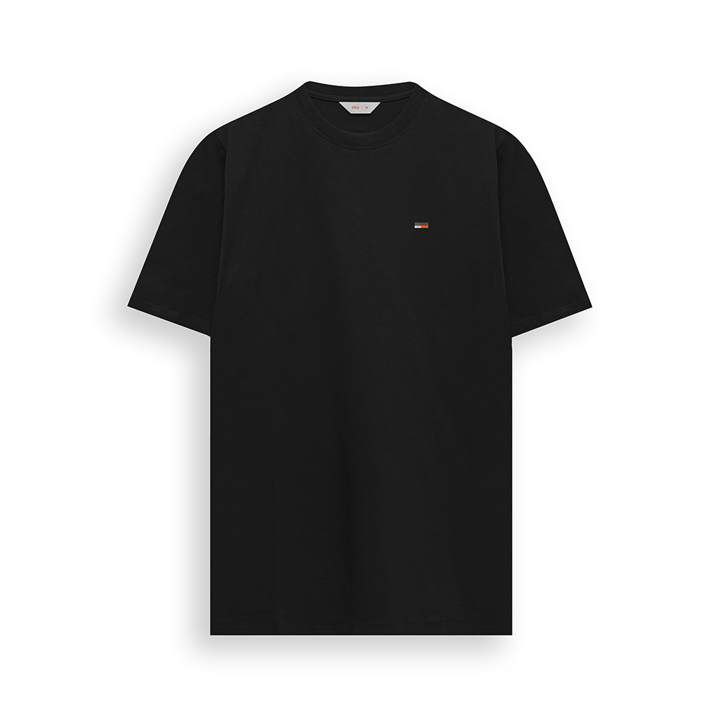 Kaos Katun 24s Bordir Origin - Black