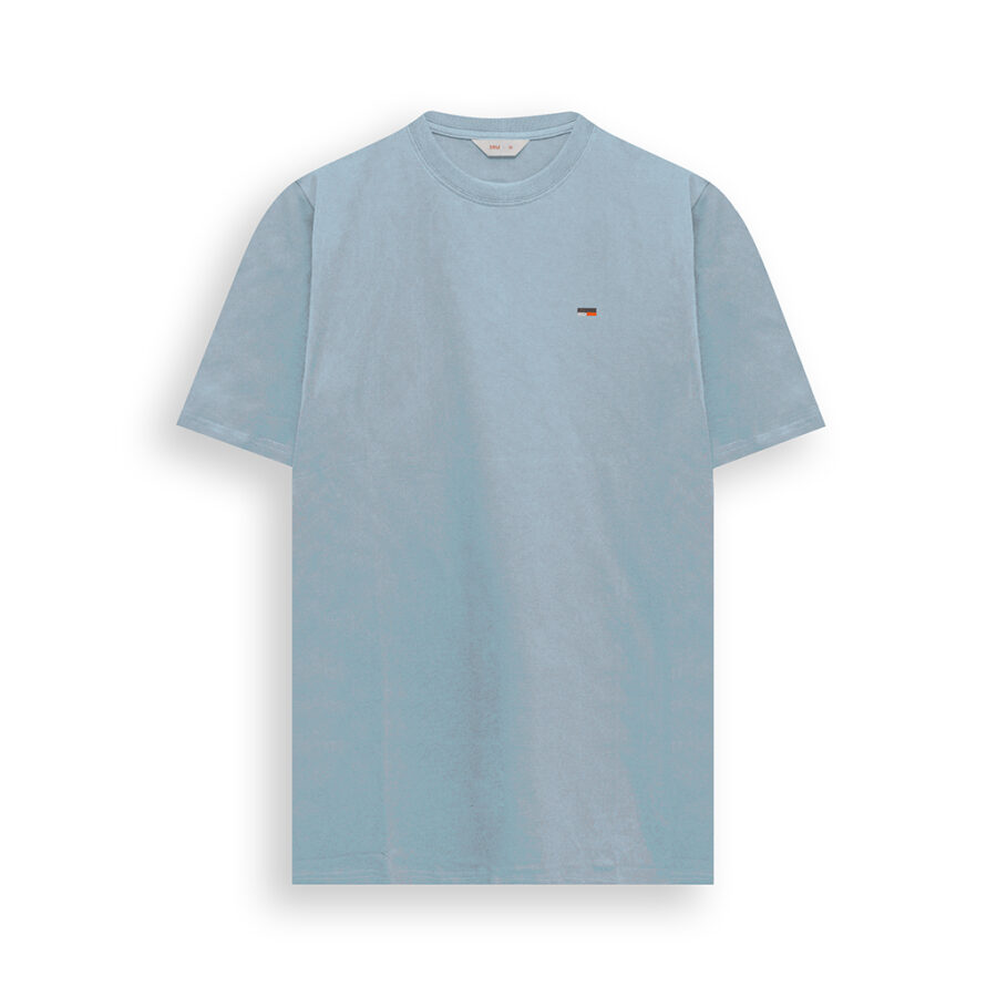 Kaos Katun 24s Bordir Origin - Dusty Blue