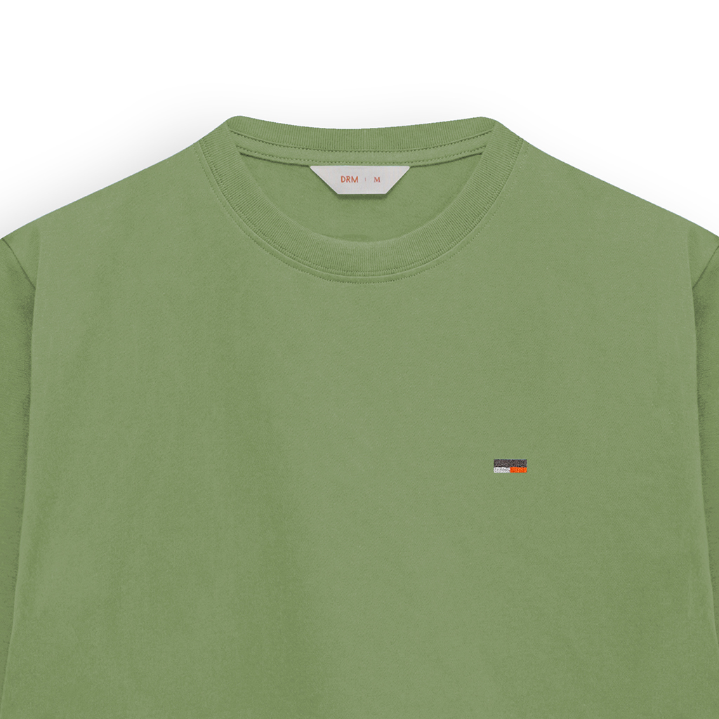 Kaos Katun 24s Bordir Origin - Sage - Image 2