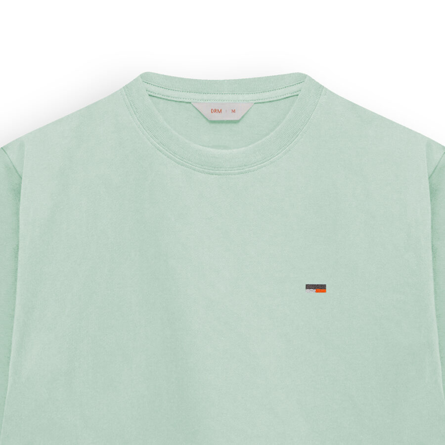 Kaos Katun 24s Bordir Origin - Seafoam - Image 3