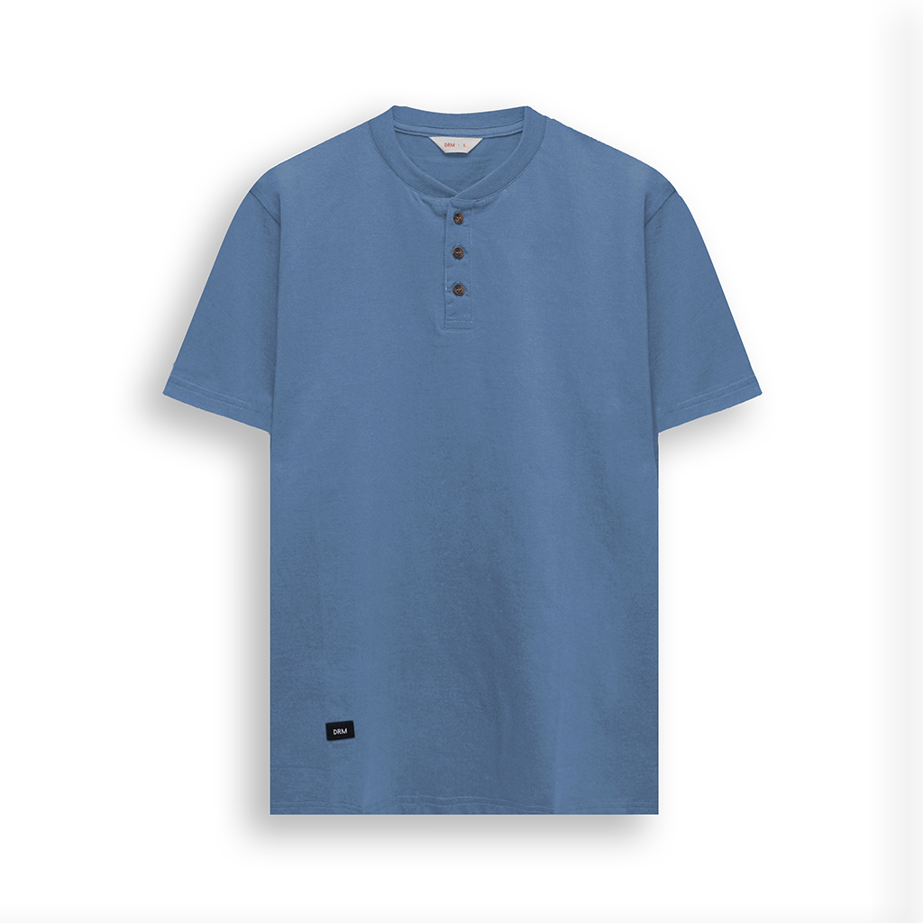 Kaos Kancing Katun 24s  - Henley Short Sleeve - Image 6