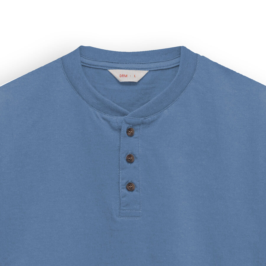 Kaos Kancing Katun 24s  - Henley Short Sleeve - Image 7