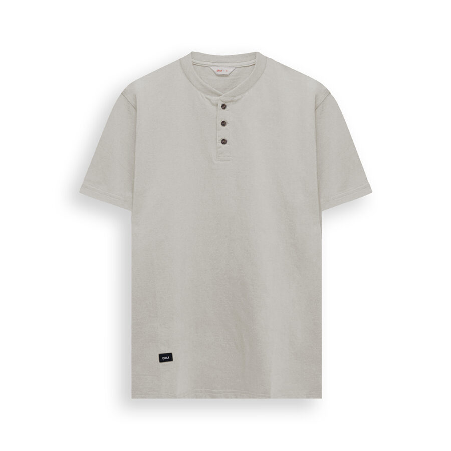 Kaos Kancing Katun 24s  - Henley Short Sleeve - Image 4