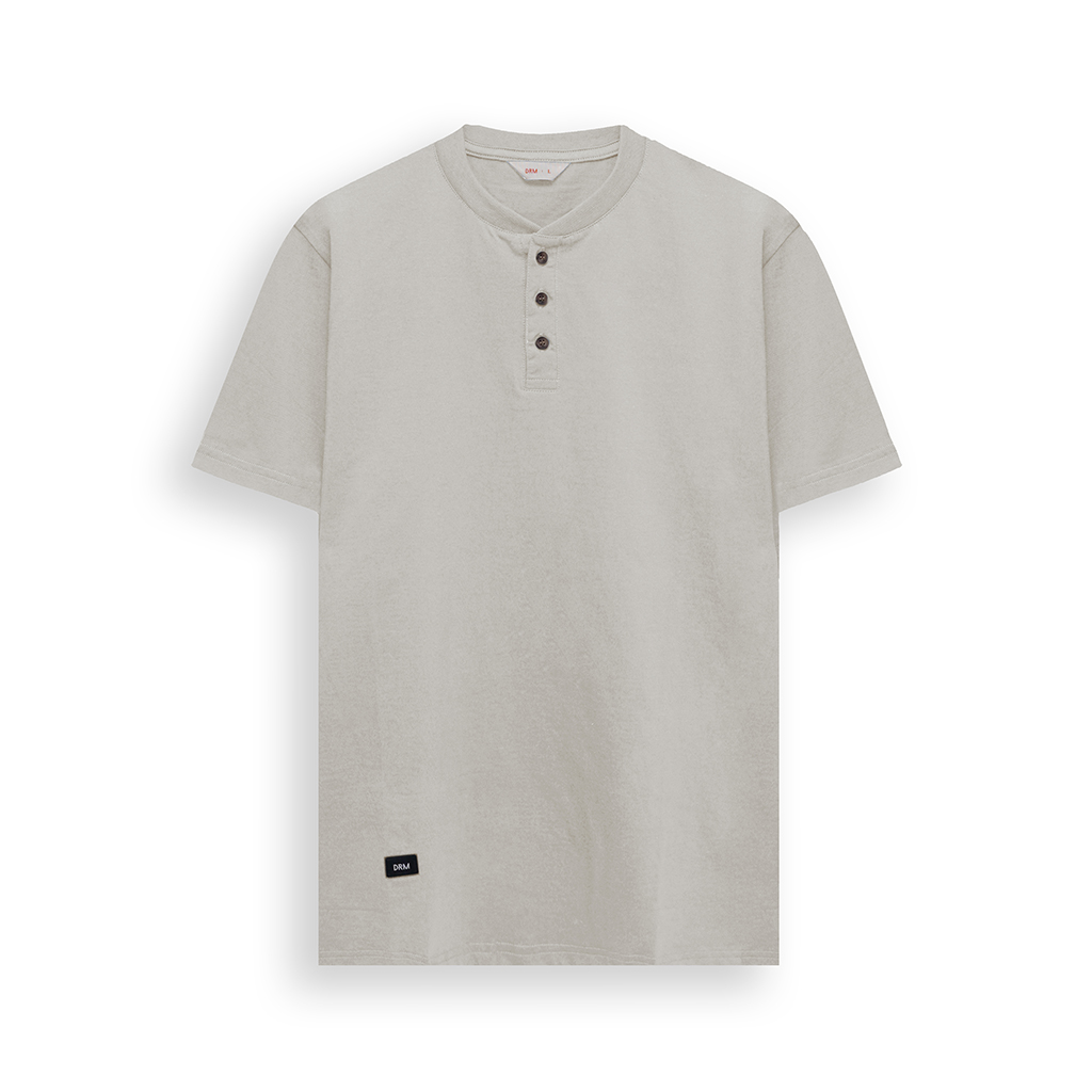 Kaos Kancing Katun 24s  - Henley Short Sleeve - Image 4