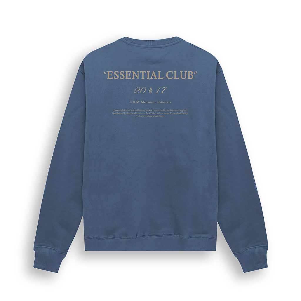 Crewneck Grafis Essential - Steel Blue - Image 3