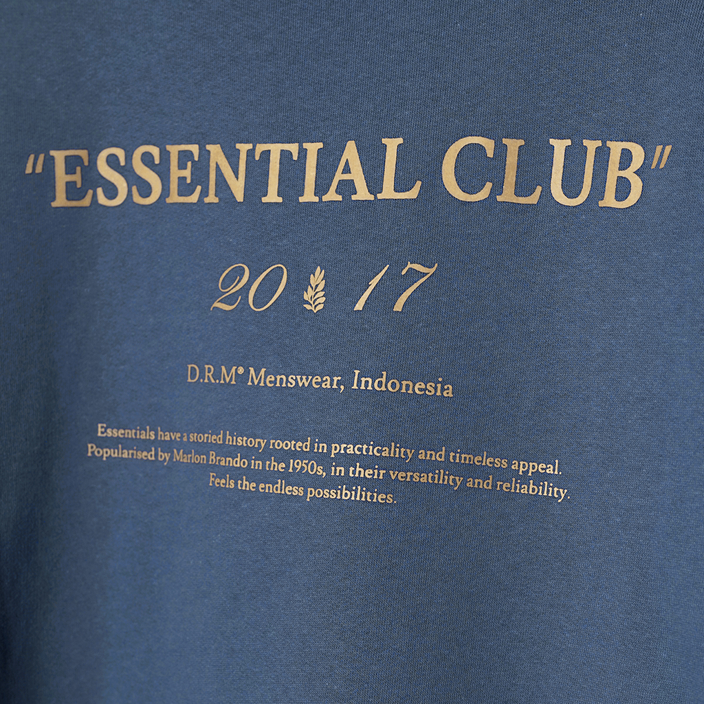 Crewneck Grafis Essential - Steel Blue - Image 4