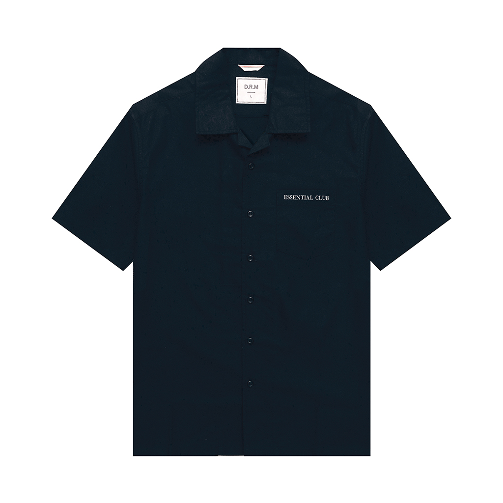 Kemeja Katun Oxford - Essential Navy - Image 3