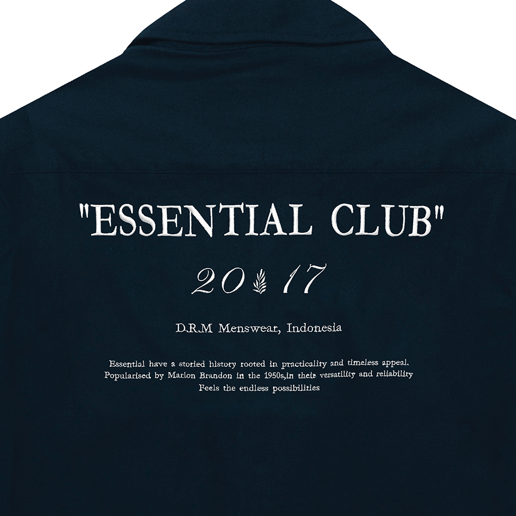 Kemeja Katun Oxford - Essential Navy - Image 2