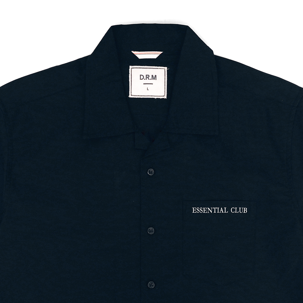 Kemeja Katun Oxford - Essential Navy - Image 4