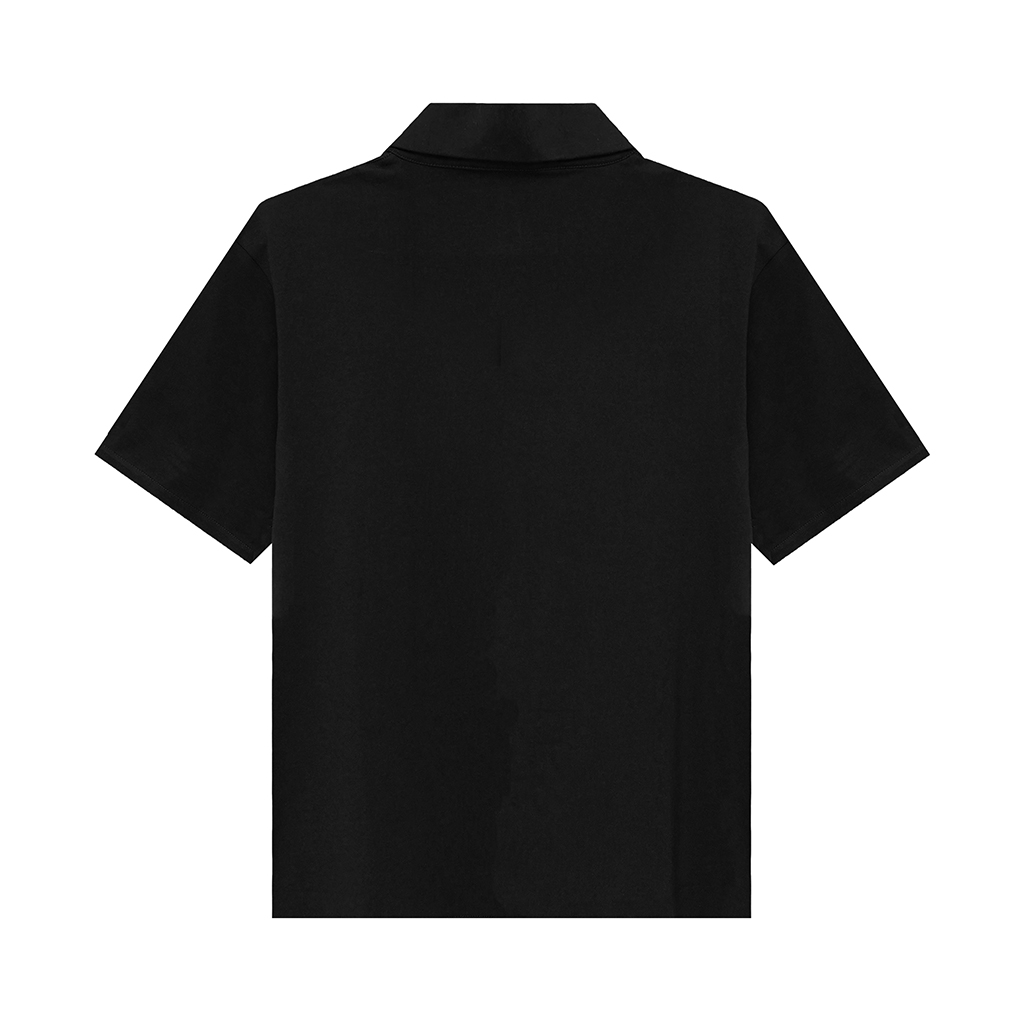 Kemeja Pria Lengan Pendek EASE FLOW - Black - Image 6